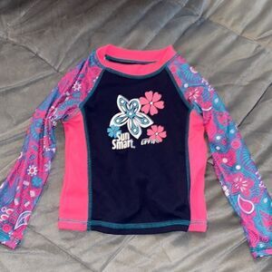 Aqua Sun Smart Rash Protective Shirt UPF 50 18-24 months baby girl